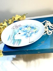 Vintage Noritake Shiseido Art Plate Signed Yasuyuki Waka 10.5" Fine Porcelain JP