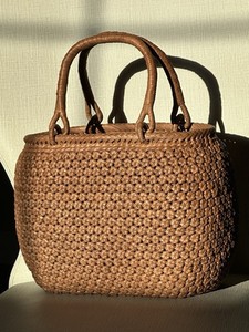 Japanese Yamabudo Wild Grapevine Bag-Hana-Musubi Flower Weave