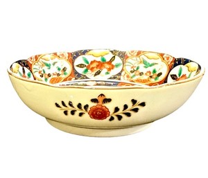 KUZAN KILN Japan | Vintage Imari Style Hand Painted Porcelain Bowl 5PC Set